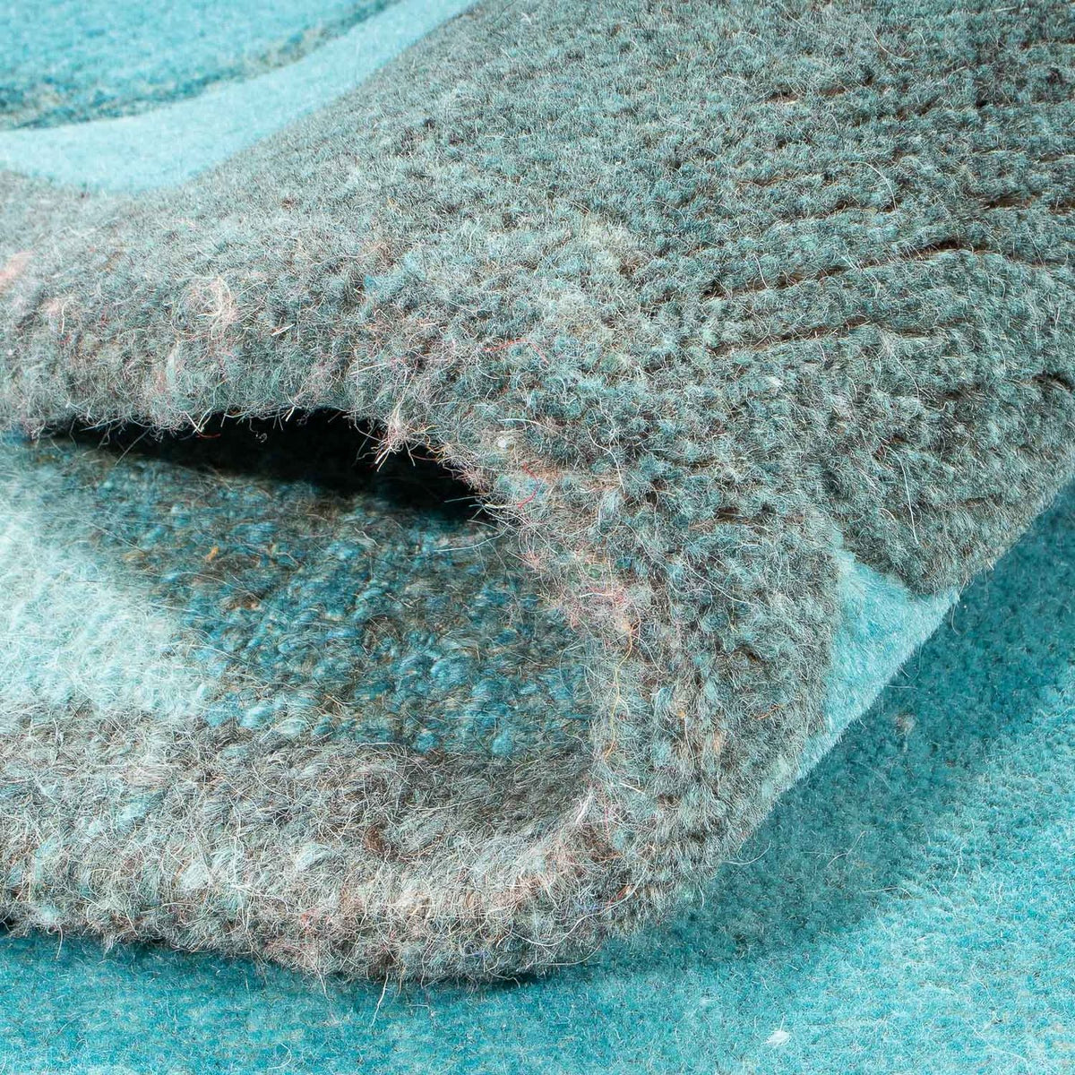 Nepal Tæppe - 230 x 160 cm - lyseblå