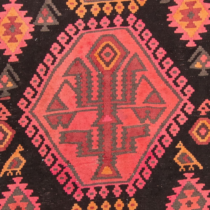 Løber Kelim-tæppe - gammelt - 330 x 160 cm - flerfarvet