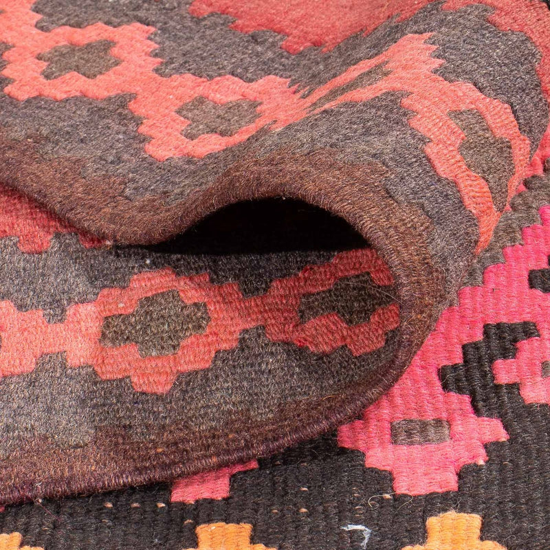 Løber Kelim-tæppe - gammelt - 330 x 160 cm - flerfarvet