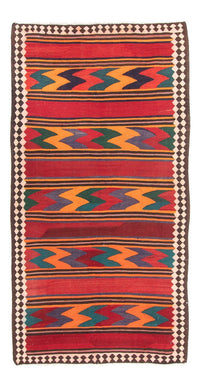 Løber Kelim-tæppe - gammelt - 315 x 170 cm - flerfarvet