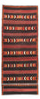 Løber Kelim-tæppe - gammelt - 433 x 160 cm - flerfarvet
