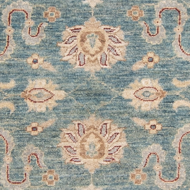 Løber Ziegler Carpet - 194 x 78 cm - turkis
