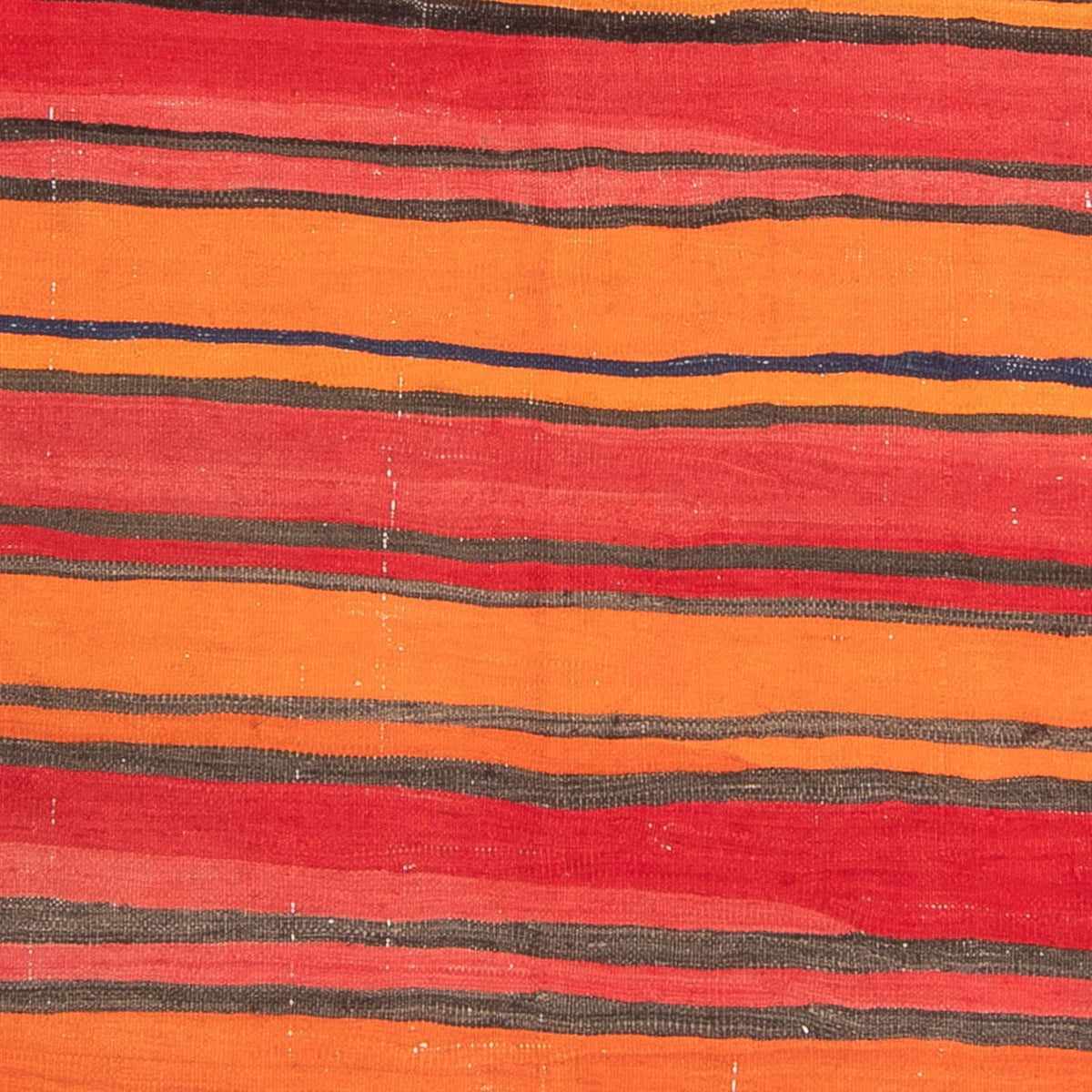Kelim-tæppe - gammelt - 240 x 142 cm - flerfarvet