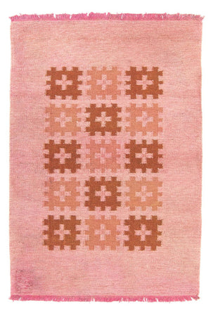 Kelim-tæppe - Trendy - 179 x 117 cm - pink