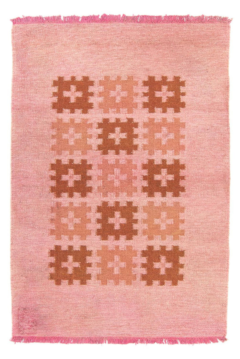 Kelim-tæppe - Trendy - 179 x 117 cm - pink