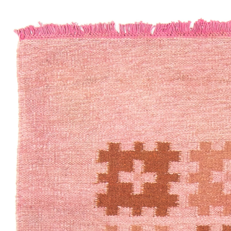 Kelim-tæppe - Trendy - 179 x 117 cm - pink
