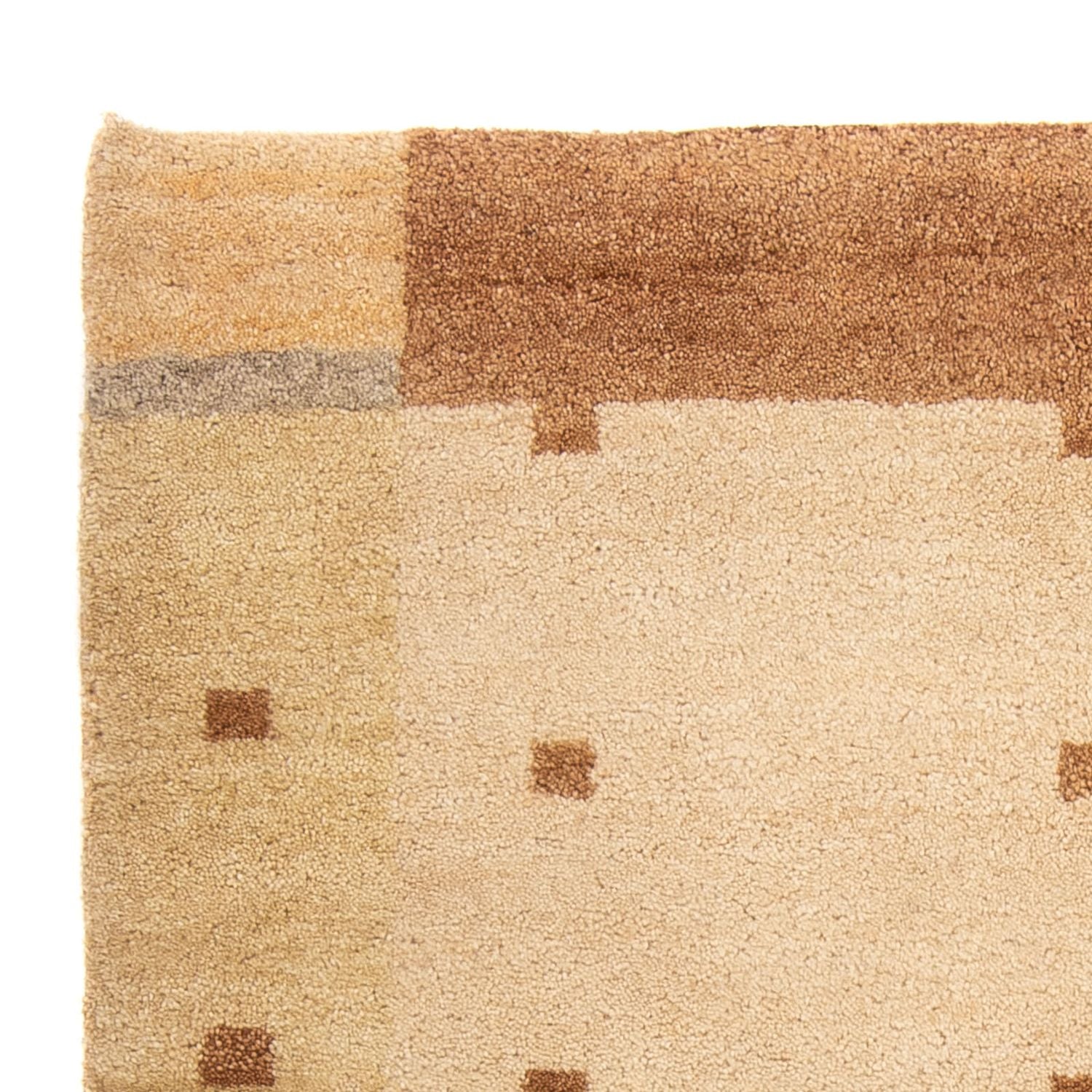Gabbeh-tæppe - Indus - 158 x 105 cm - beige