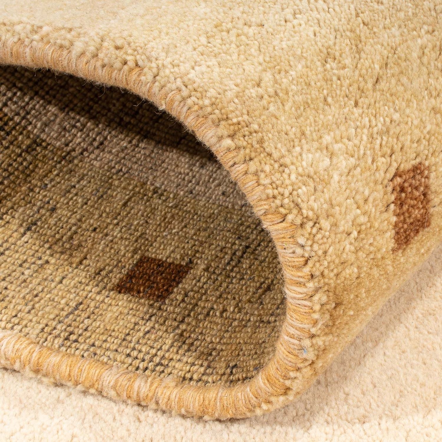 Gabbeh-tæppe - Indus - 158 x 105 cm - beige