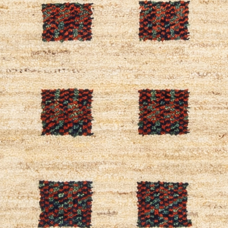 Gabbeh-tæppe - Persisk - 135 x 84 cm - beige
