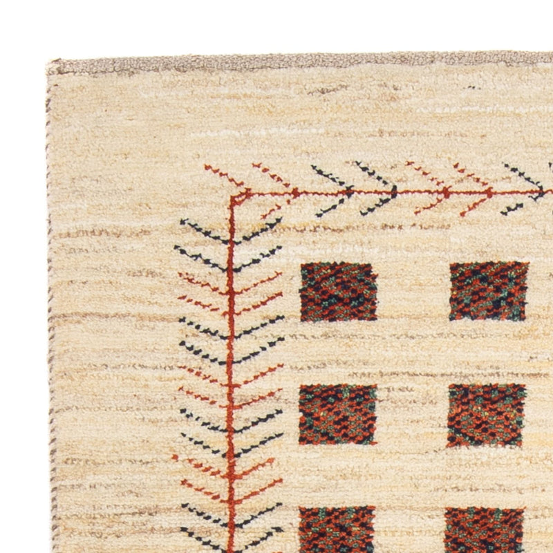 Gabbeh-tæppe - Persisk - 135 x 84 cm - beige