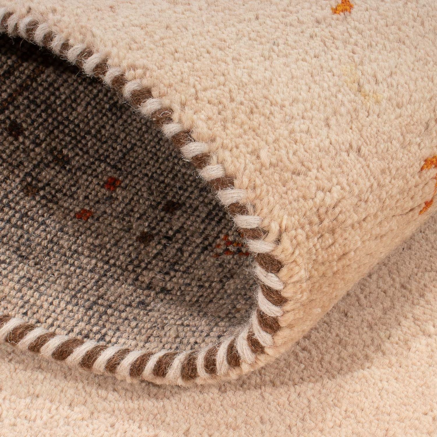 Gabbeh-tæppe - Indus - 160 x 90 cm - beige