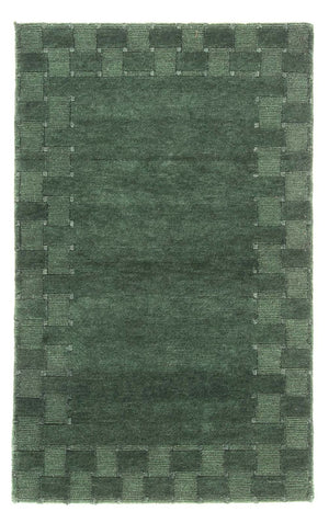 Nepal Tæppe - 152 x 93 cm - grøn