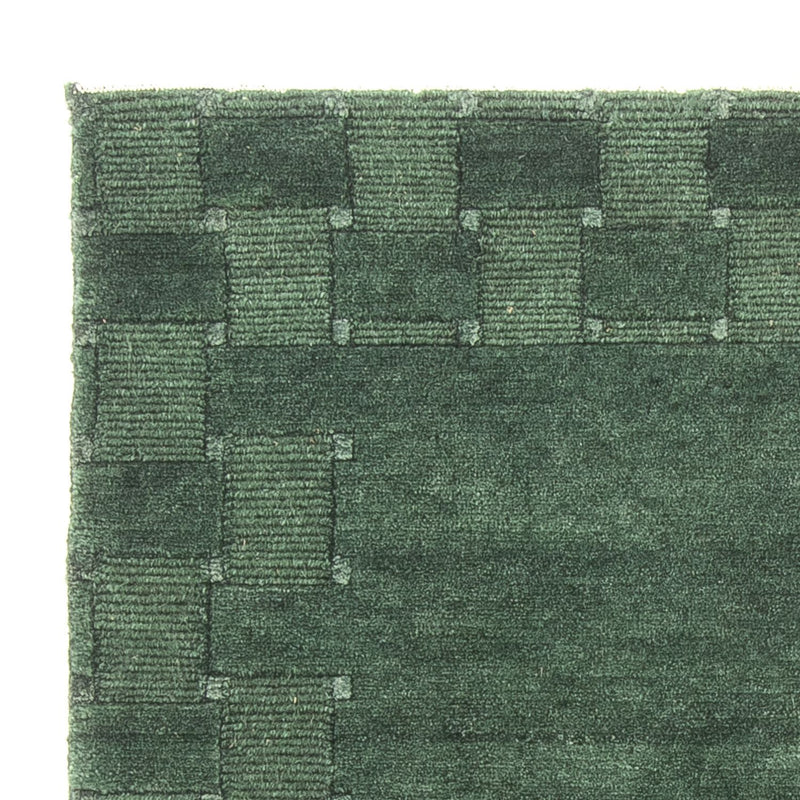 Nepal Tæppe - 152 x 93 cm - grøn