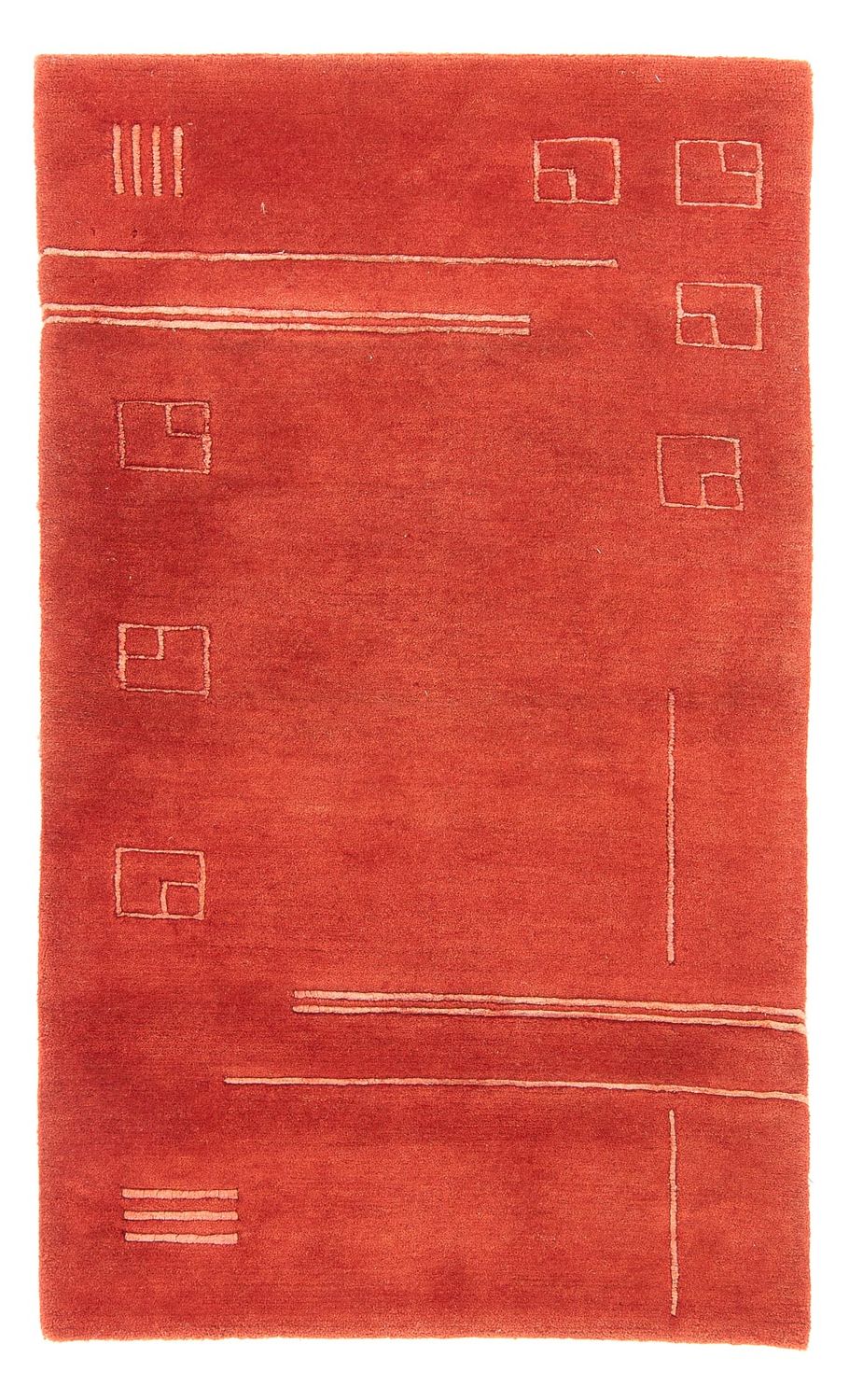 Nepal Tæppe - 163 x 89 cm - rød