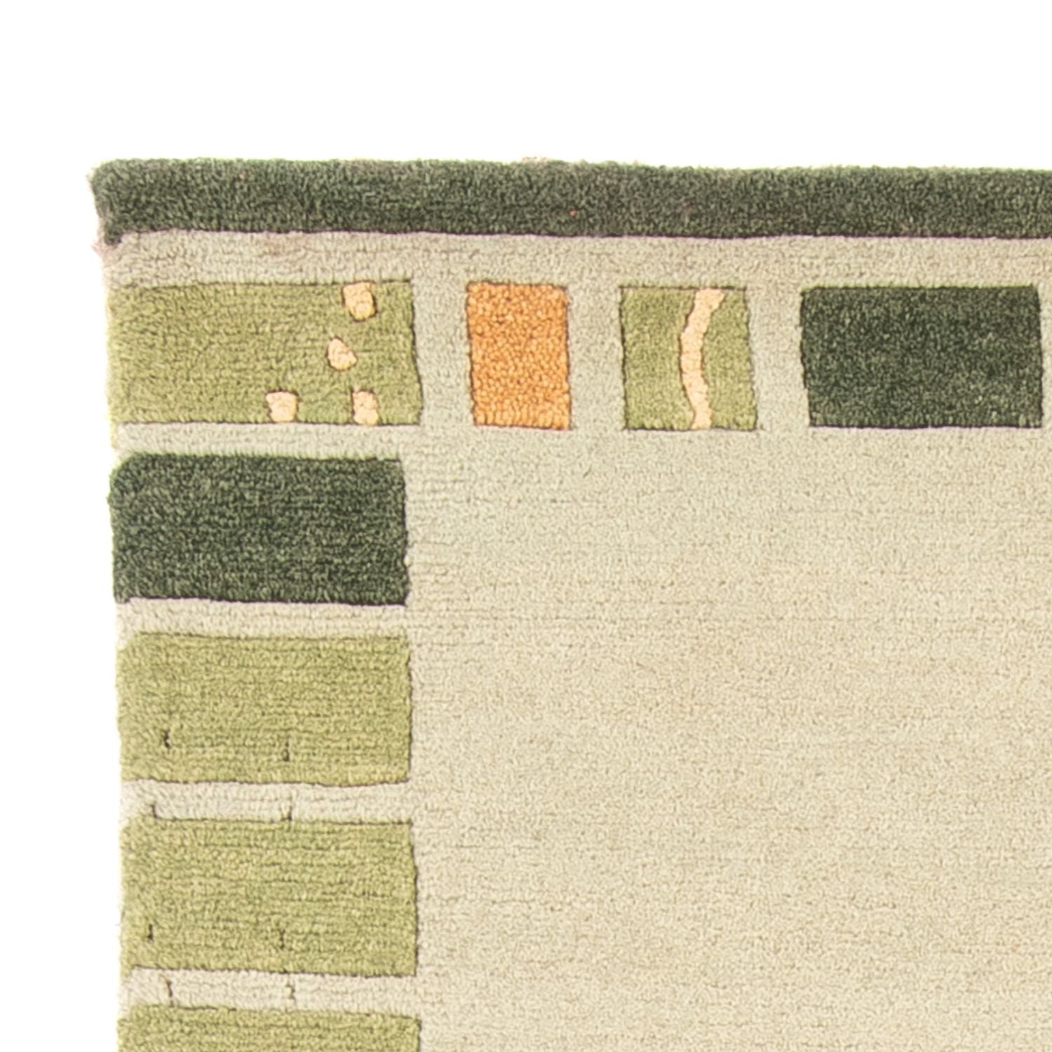 Nepal Tæppe - 140 x 70 cm - olivengrøn