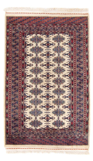Turkaman-tæppe - 155 x 90 cm - beige