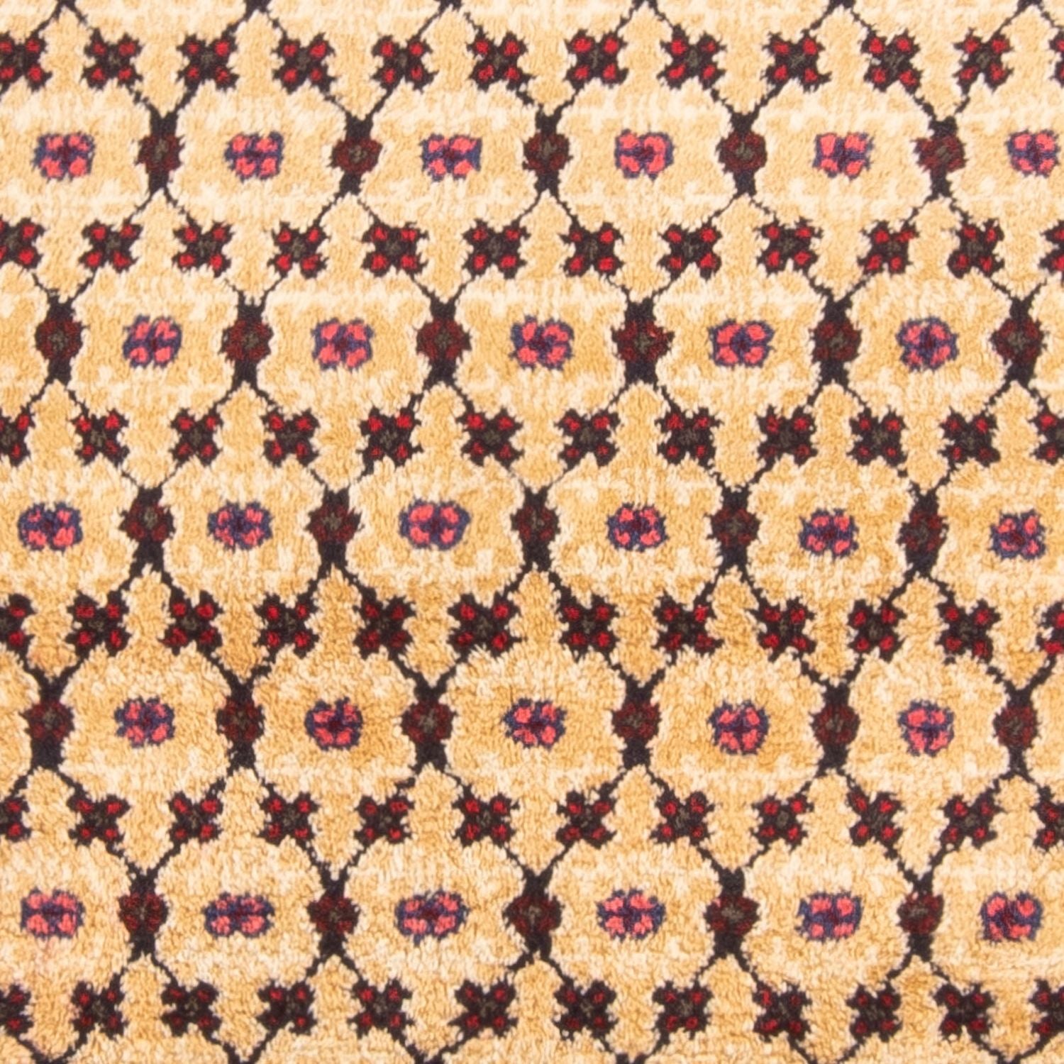 Persisk tæppe - Nomadisk firkantet  - 147 x 131 cm - beige