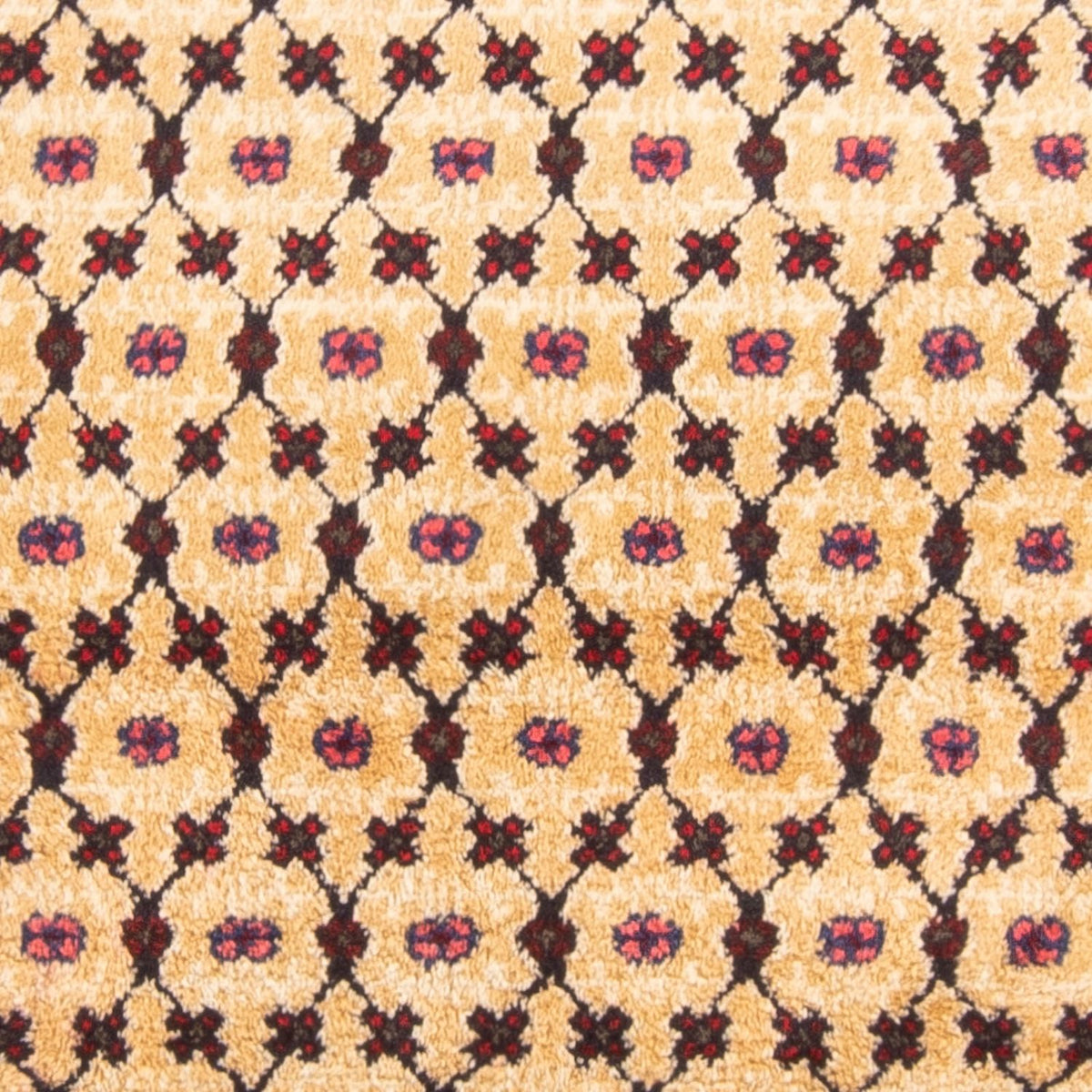 Persisk tæppe - Nomadisk firkantet  - 147 x 131 cm - beige