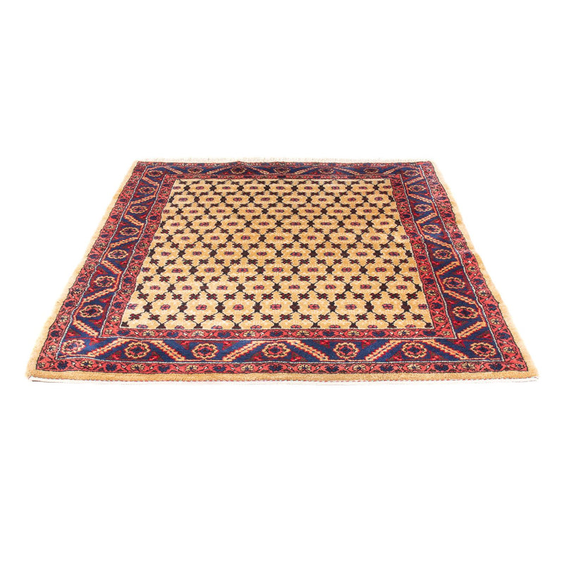 Persisk tæppe - Nomadisk firkantet  - 147 x 131 cm - beige