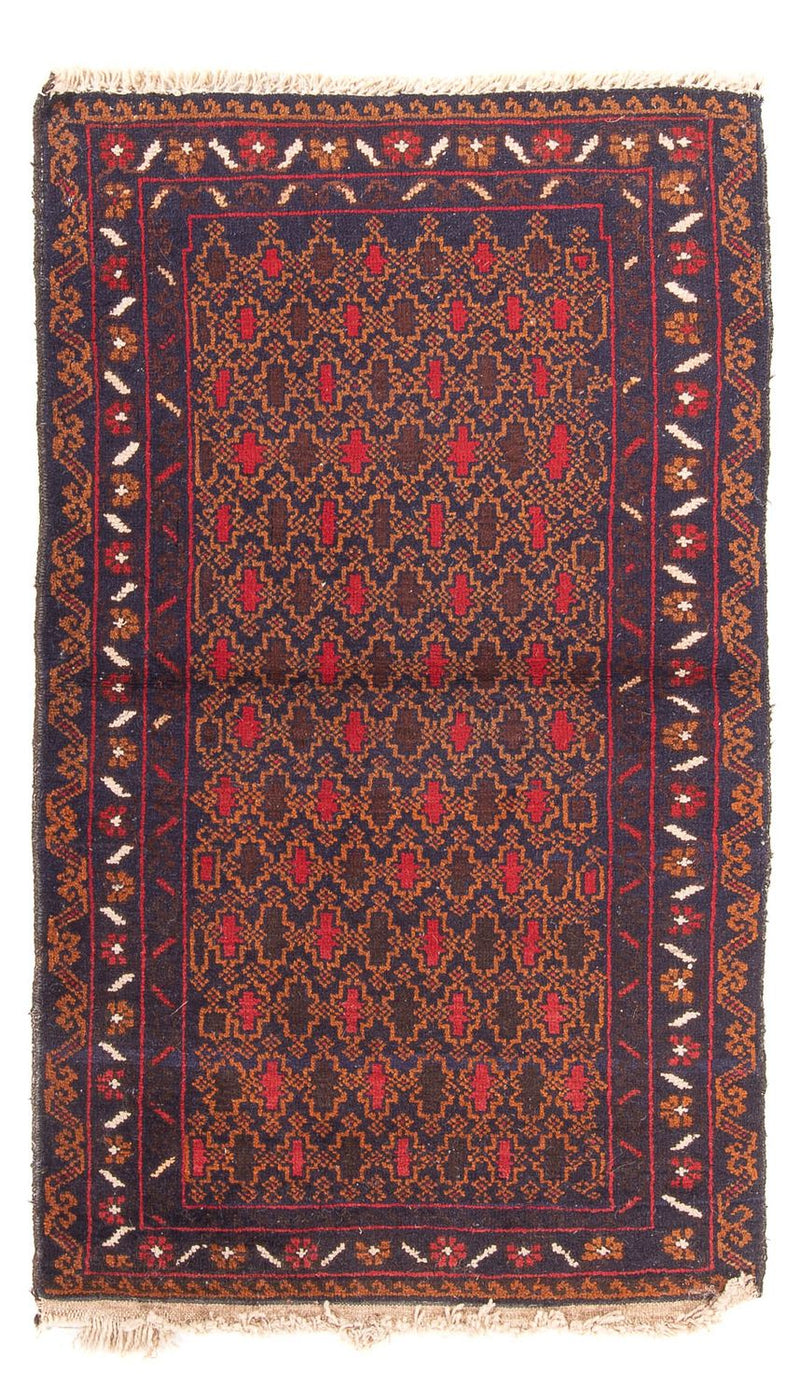Baluch-tæppe - 131 x 72 cm - flerfarvet