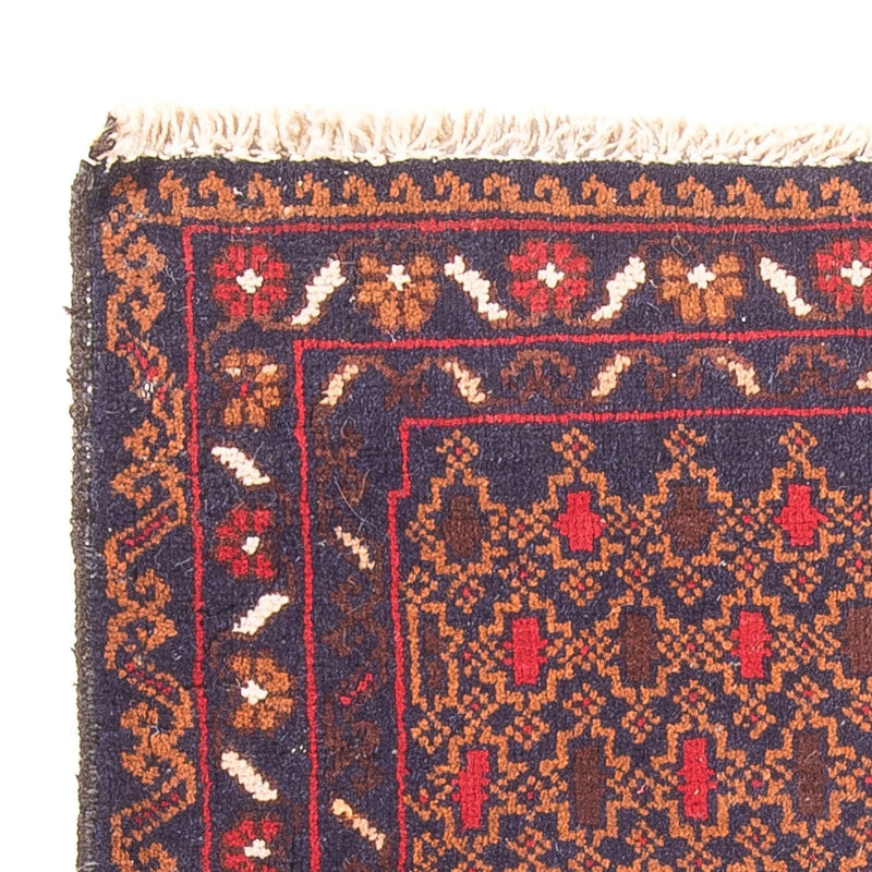 Baluch-tæppe - 131 x 72 cm - flerfarvet