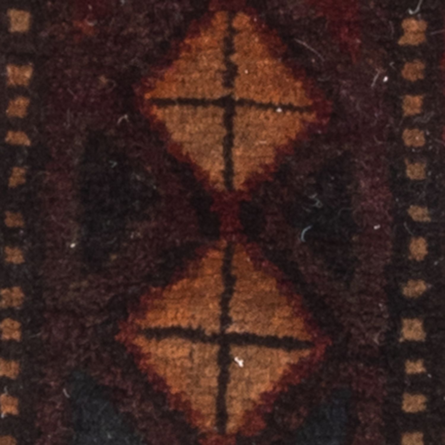 Baluch-tæppe - 68 x 24 cm - brun