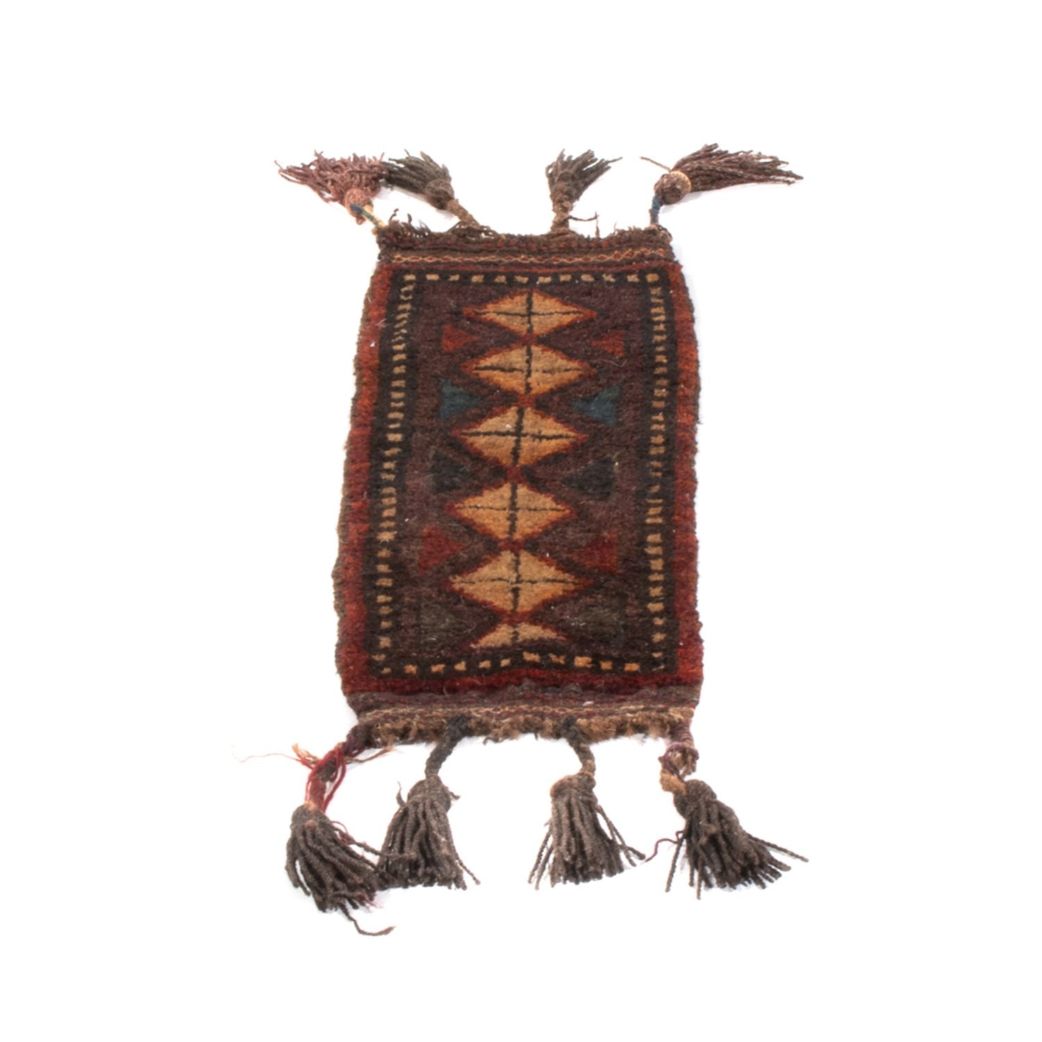 Baluch-tæppe - 68 x 24 cm - brun