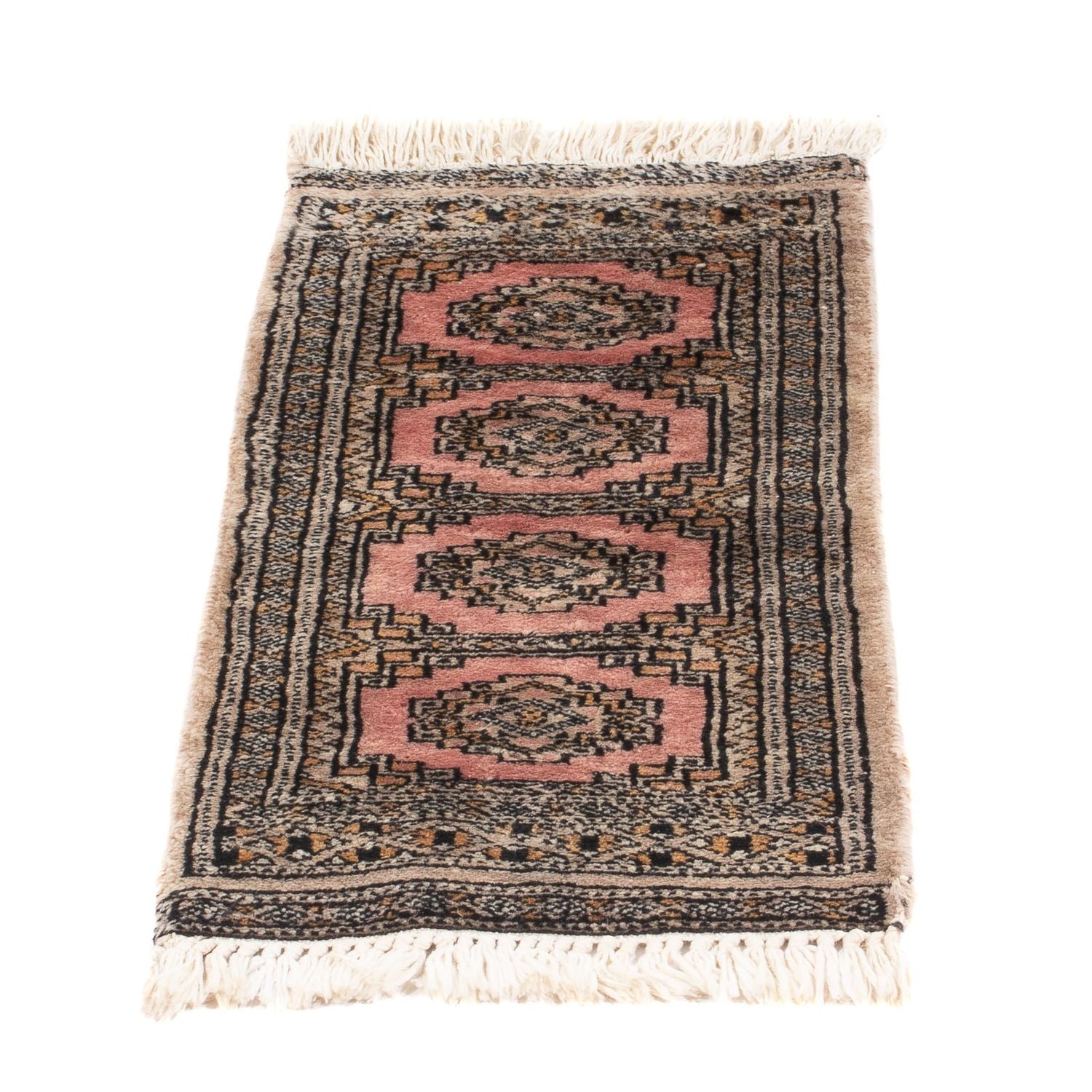 Pakistan Tæppe - 62 x 30 cm - laks