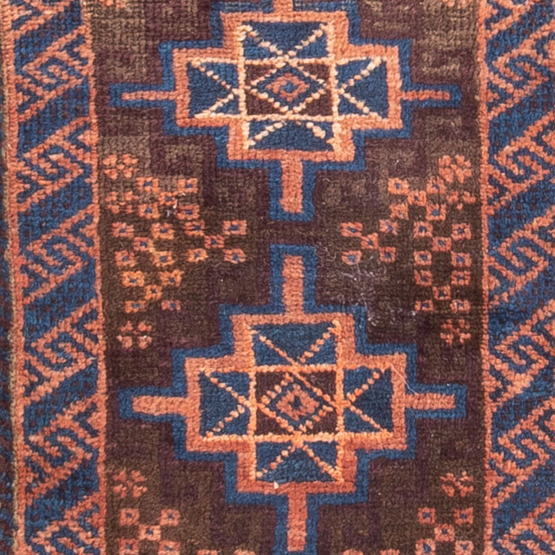 Baluch-tæppe - 103 x 58 cm - brun