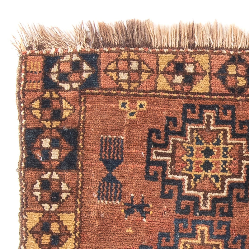 Baluch-tæppe - 105 x 60 cm - brun