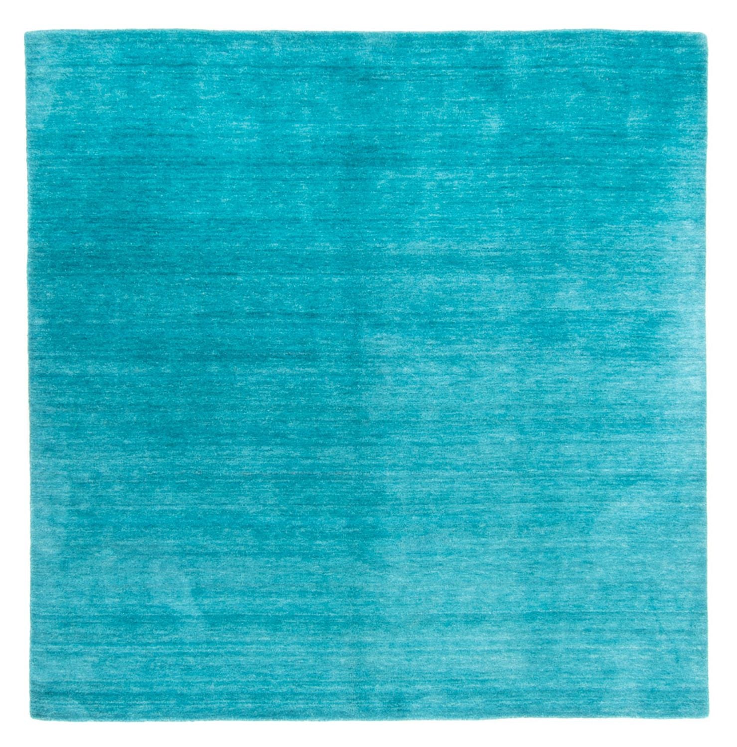 Gabbeh-tæppe - Softy firkantet  - 200 x 200 cm - turkis