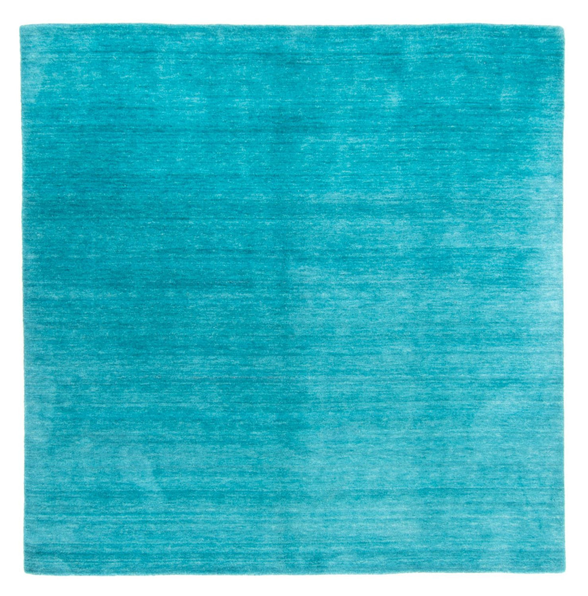 Gabbeh-tæppe - Softy firkantet  - 200 x 200 cm - turkis