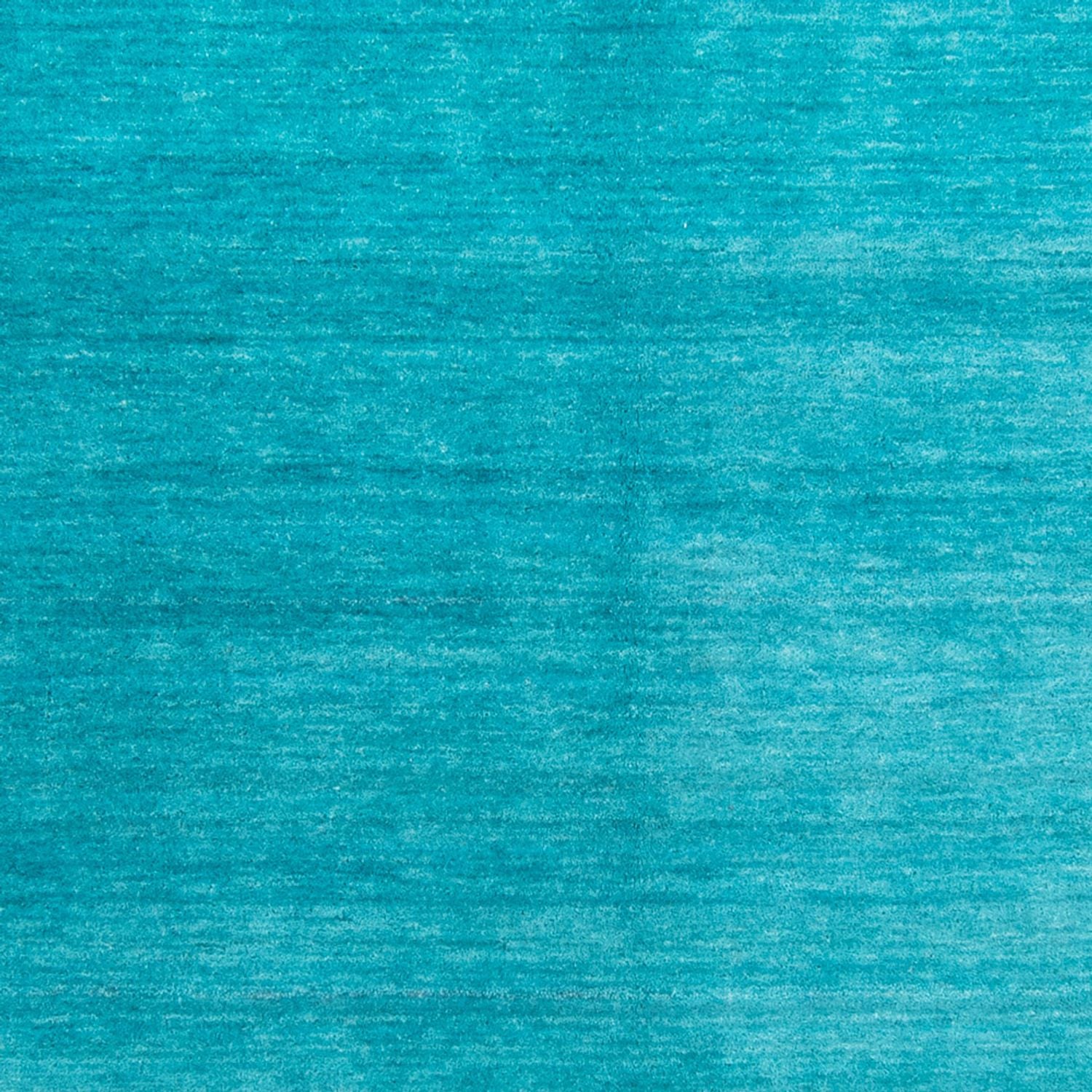 Gabbeh-tæppe - Softy firkantet  - 200 x 200 cm - turkis