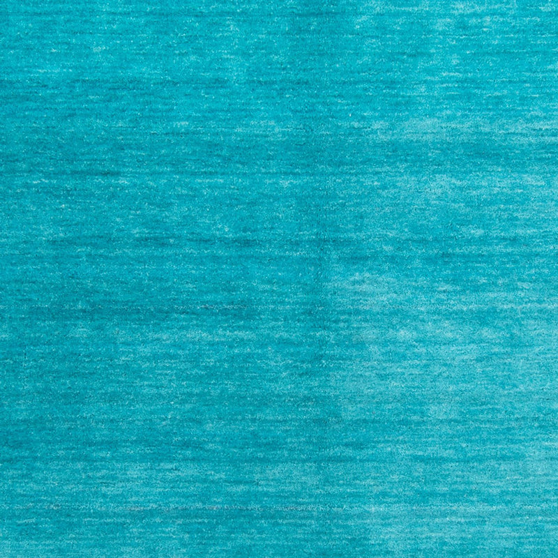 Gabbeh-tæppe - Softy firkantet  - 200 x 200 cm - turkis