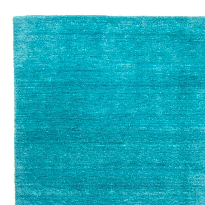 Gabbeh-tæppe - Softy firkantet  - 200 x 200 cm - turkis