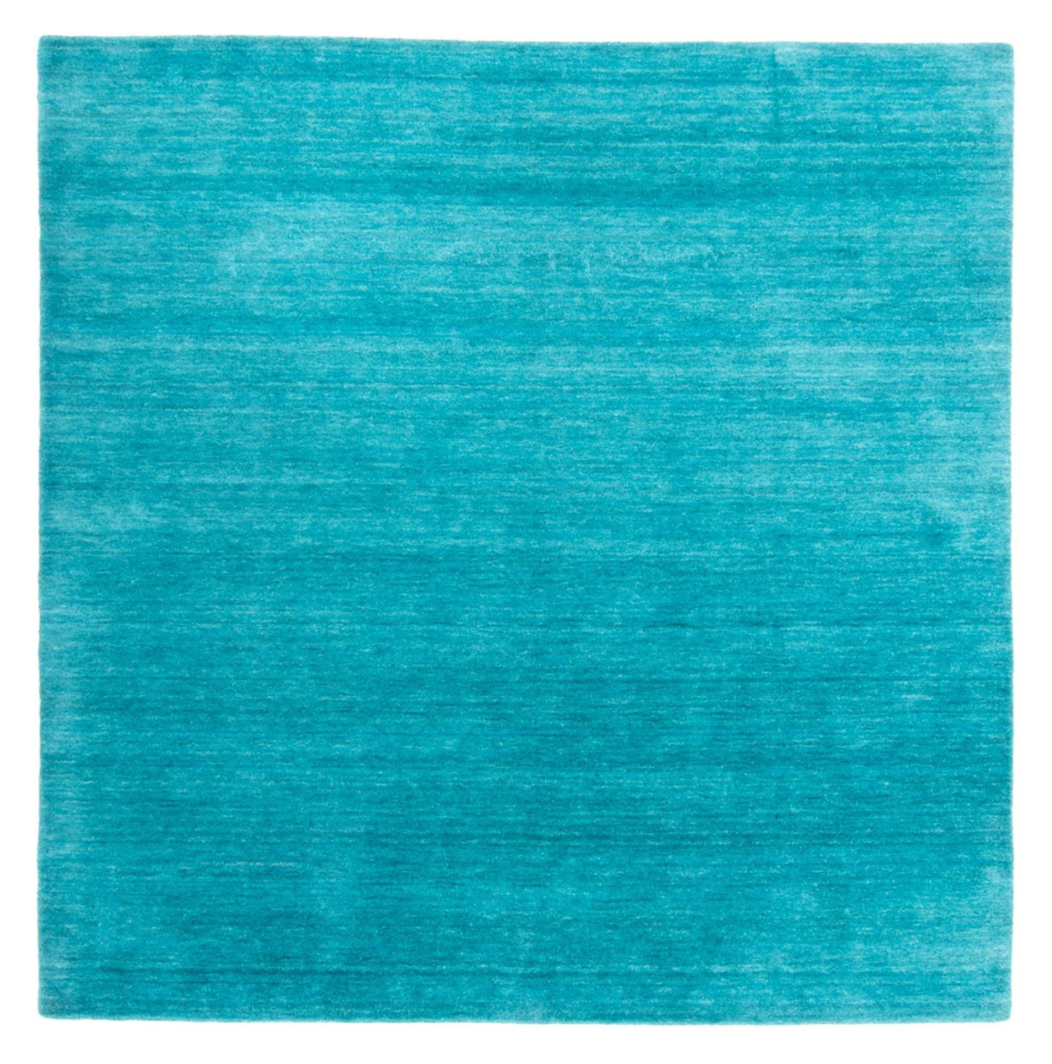 Gabbeh-tæppe - Softy firkantet  - 200 x 200 cm - turkis