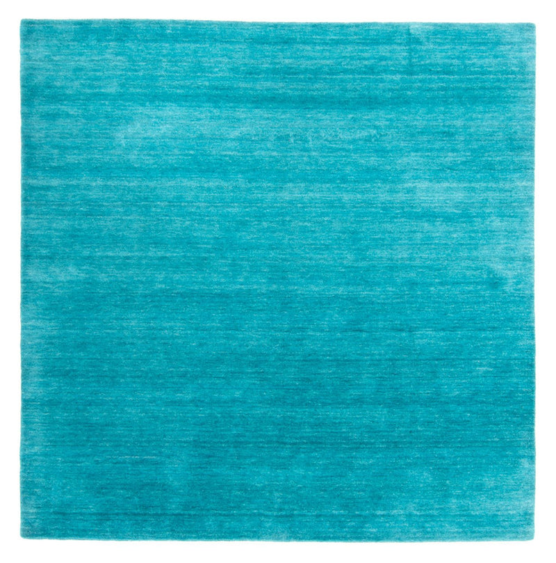 Gabbeh-tæppe - Softy firkantet  - 200 x 200 cm - turkis