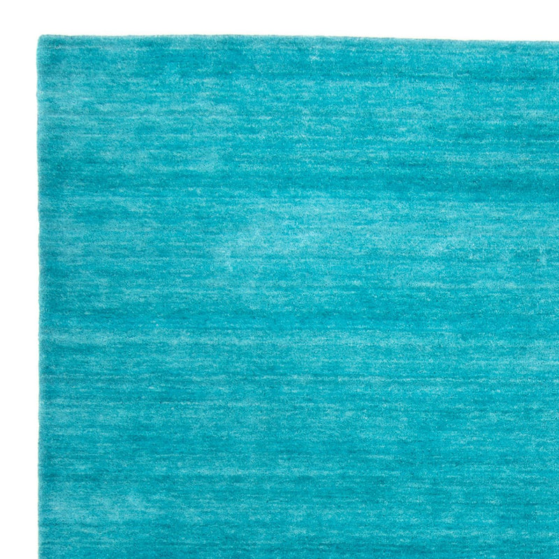 Gabbeh-tæppe - Softy firkantet  - 200 x 200 cm - turkis