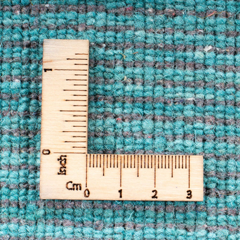 Gabbeh-tæppe - Softy firkantet  - 200 x 200 cm - turkis