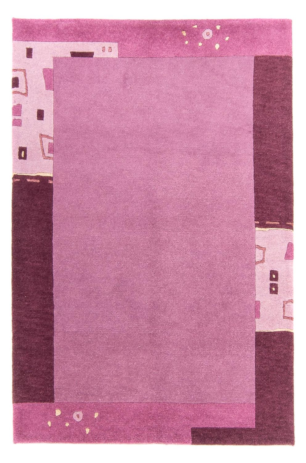 Nepal Tæppe - 180 x 123 cm - lilla