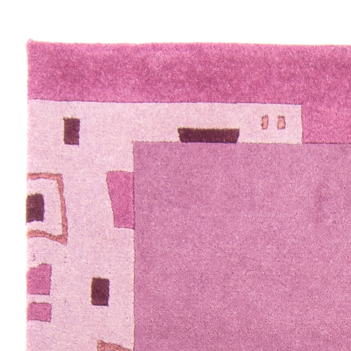 Nepal Tæppe - 180 x 123 cm - lilla