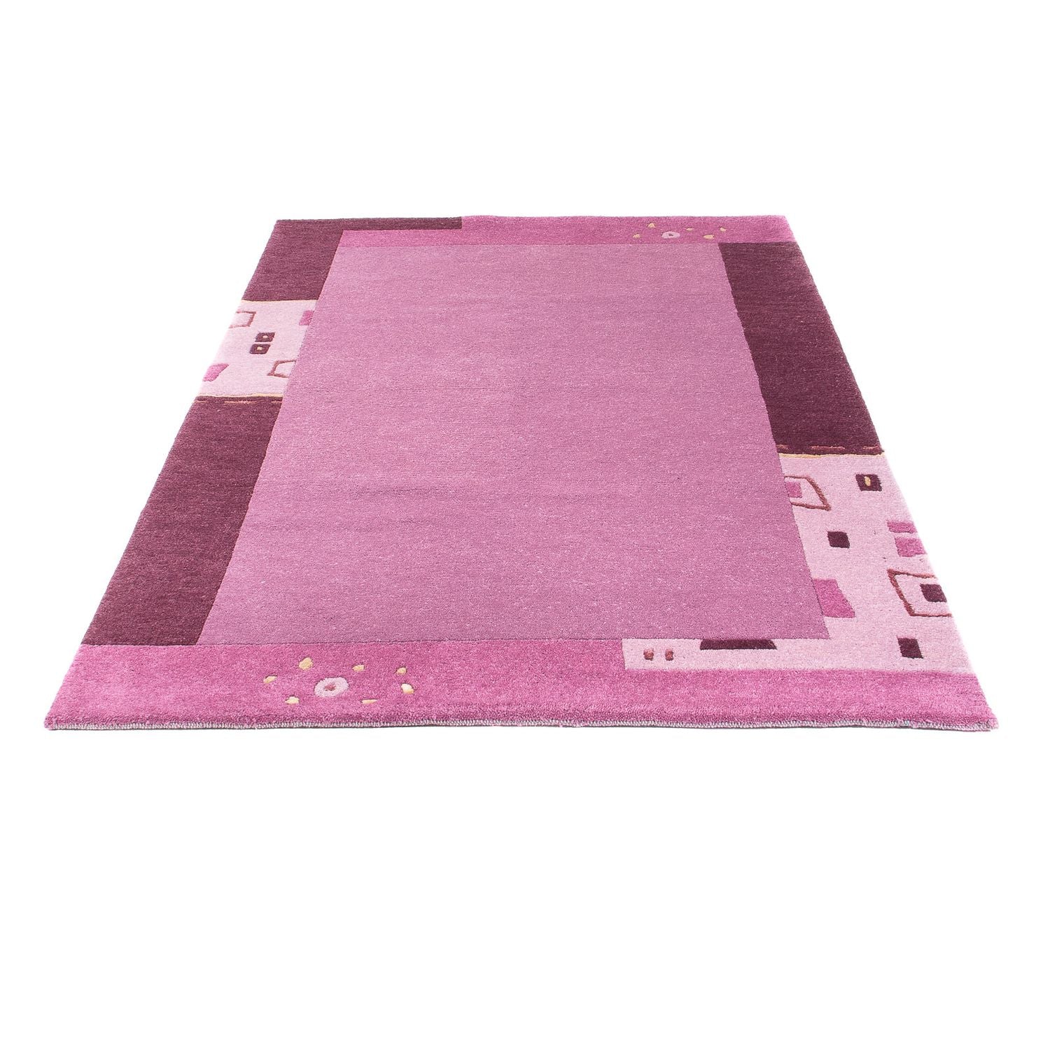 Nepal Tæppe - 180 x 123 cm - lilla