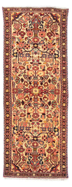 Løber Persisk tæppe - Nomadisk - 205 x 75 cm - gul