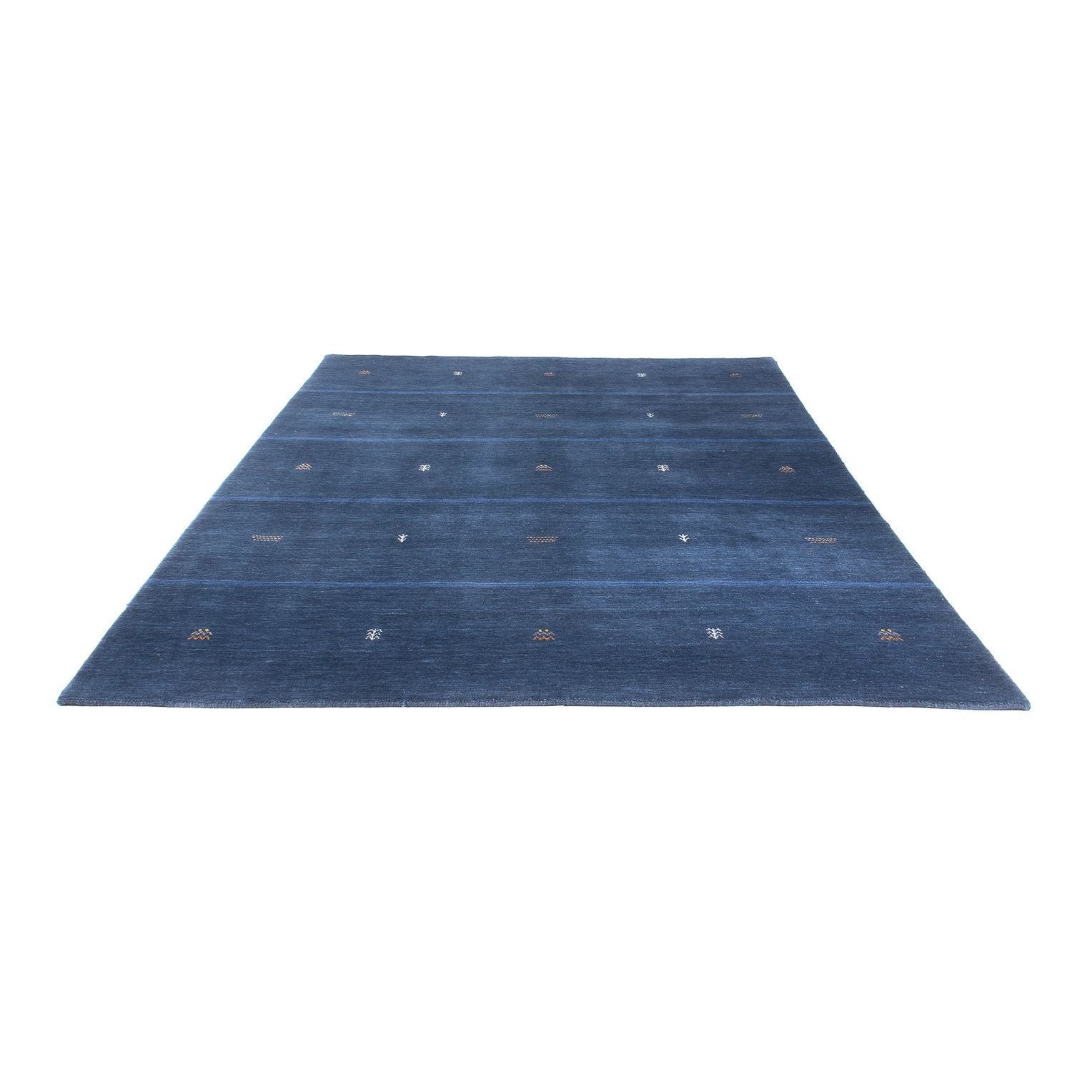 Gabbeh Tæppe - Loribaft Softy - 240 x 174 cm - mørkeblå