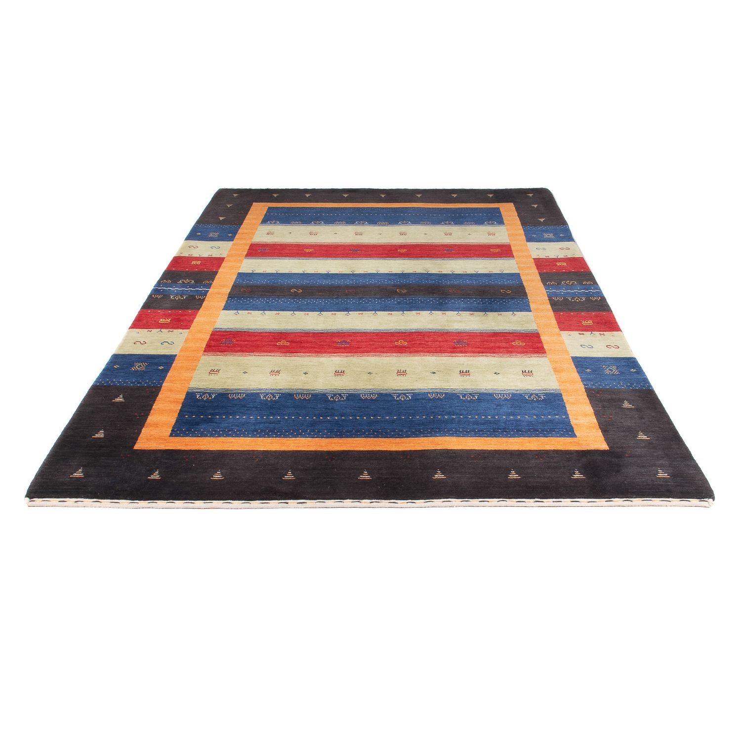 Gabbeh Tæppe - Loribaft Softy - 242 x 170 cm - flerfarvet