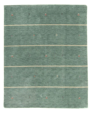 Gabbeh Tæppe - Loribaft Softy - 250 x 200 cm - grøn