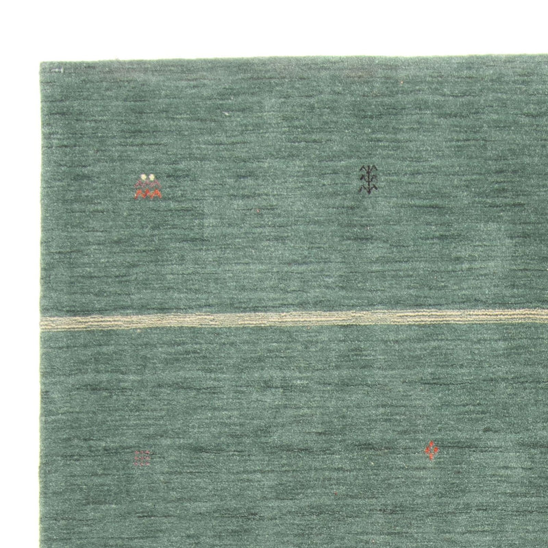 Gabbeh Tæppe - Loribaft Softy - 250 x 200 cm - grøn