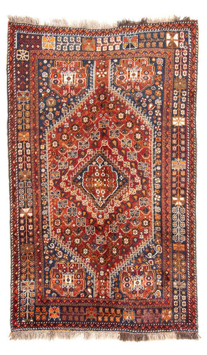 Persisk tæppe - Nomadisk - 255 x 160 cm - orange