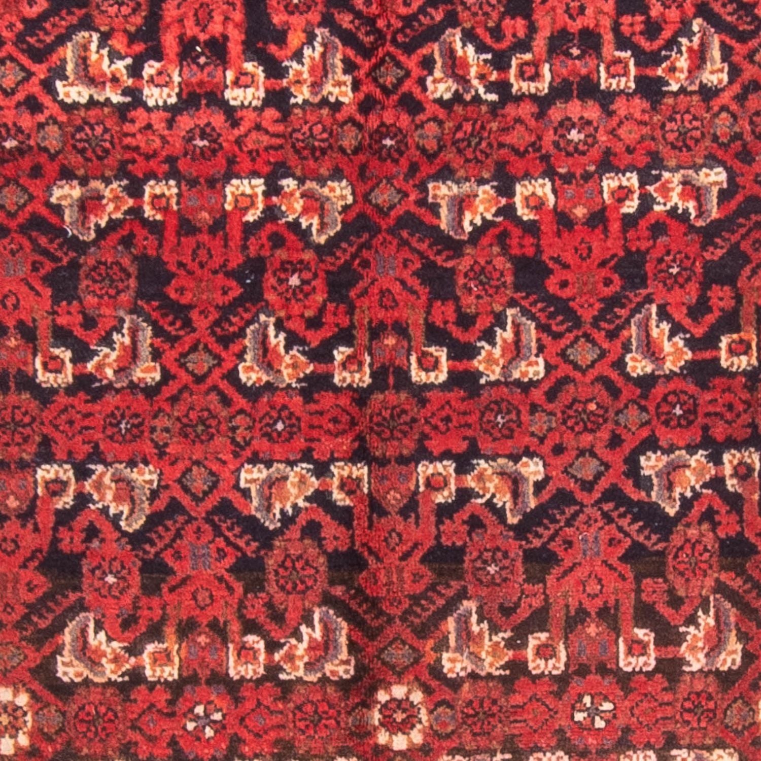 Løber Persisk tæppe - Nomadisk - 400 x 143 cm - flerfarvet