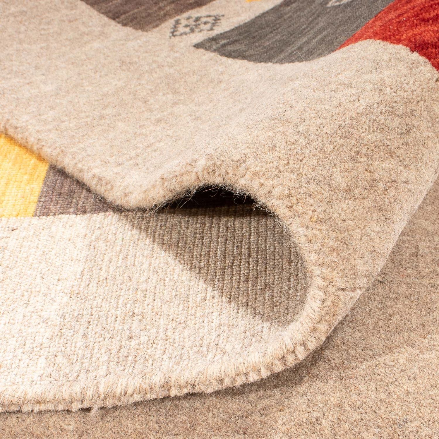 Gabbeh Tæppe - Loribaft Softy - 234 x 172 cm - flerfarvet